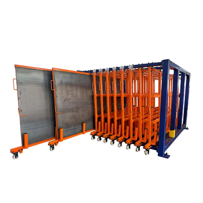B51: Scaffalatura per lamiera laminata industriale, scaffalatura elettrica telescopica a sbalzo