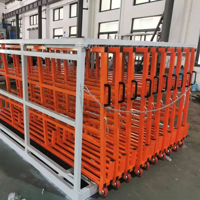 RHS Beam Electric Mobile Racking Q235 Rack per pallet selettivi in acciaio