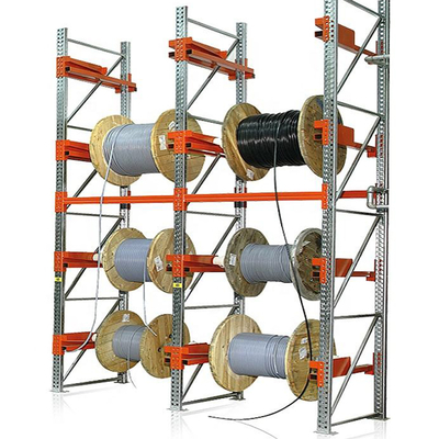 Cantilever Racking Roll Drum Storage Cable Reel Rack Steel Coil Roll Rack