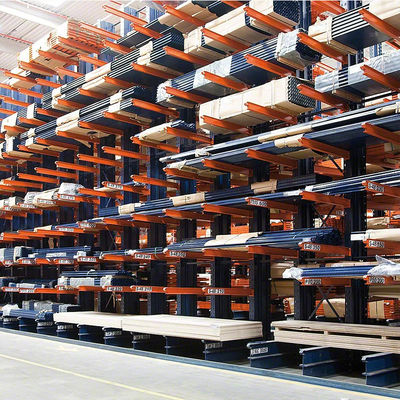 Sistema di scaffalatura a sbalzo per carichi pesanti in acciaio Q235B OEM verniciato a polvere