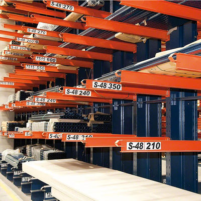 Sistema di scaffalatura a sbalzo per carichi pesanti in acciaio Q235B OEM verniciato a polvere