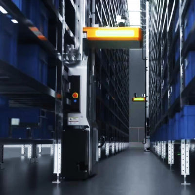 STU+Q1P Soluzione per auto grandi e piccole, Robot per cassoni STU, Robot mobile autonomo AMR, Robot per prelievo in magazzino per il trasporto e la movimentazione di scatole di materiali e cassoni di materiali