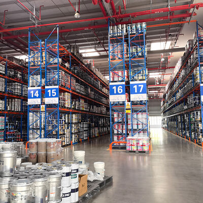 Scaffalatura per magazzino per pallet heavy duty