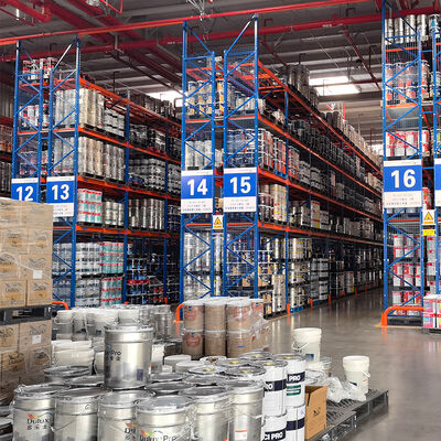 Recinzione reticolare per scaffalature di magazzino