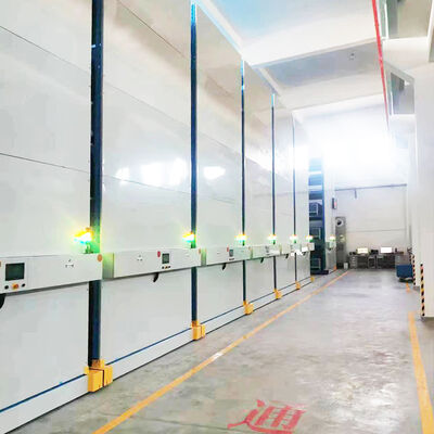 Partimenti per autoveicoli 2.5T carico Racking elettrico mobile con rotaia guidata