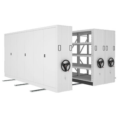 Ripiani mobili elettrici Scaffalature a manovella compatte ripiani mobili ad alta densità