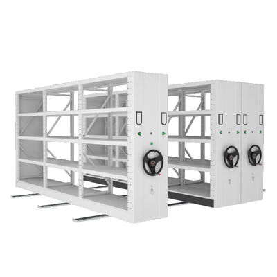 Ripiani mobili elettrici Scaffalature a manovella compatte ripiani mobili ad alta densità