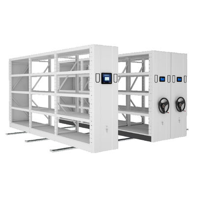 Ripiani mobili elettrici Scaffalature a manovella compatte ripiani mobili ad alta densità