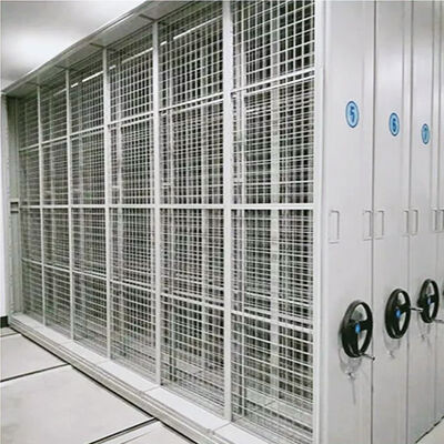 Scaffalatura Mobile Manuale a Manovella Scaffali Mobili Compatti Sistemi di Rastrelliere Compatte per Archivi