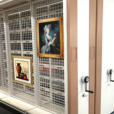 Scaffalatura Mobile Manuale a Manovella Scaffali Mobili Compatti Sistemi di Rastrelliere Compatte per Archivi