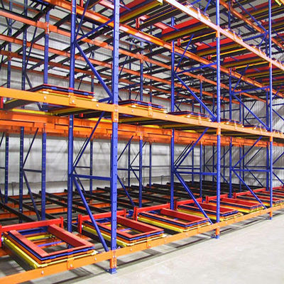 Push Back Pallet Racking magazzino di stoccaggio Rack Push Back Rack Sistema Rack Heavy Duty