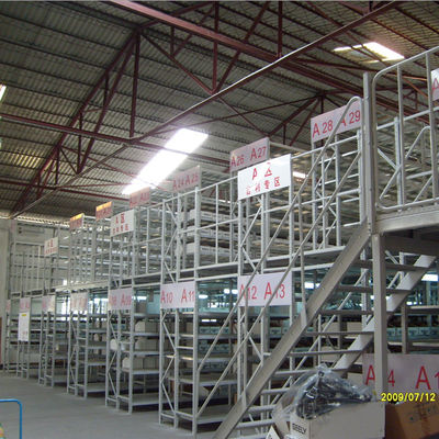 Q235B Metalli galvanizzati per piattaforme per pavimenti a mezzanine OEM assemblati liberamente