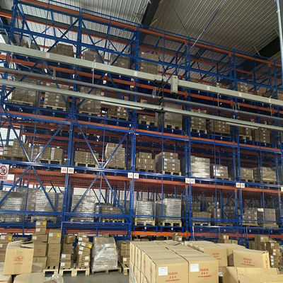 Sistema selettivo di scaffalature del pallet del pallet Q235 di stoccaggio del passo resistente d'acciaio dello scaffale 76.2mm