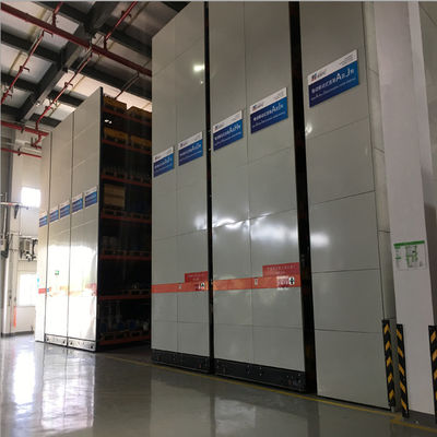Sistema di scaffalatura mobile ODM senza rotaie 1,5 kW per uso industriale