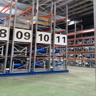 Sistema di scaffalatura mobile ODM senza rotaie 1,5 kW per uso industriale