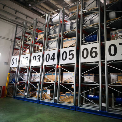 500 kg per strato scaffalatura mobile elettrica in acciaio economica colore RAL