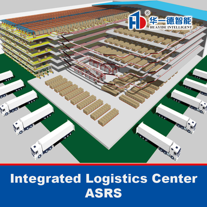 Centro logistico integrato ASRS,Sistema di stoccaggio automatizzato della navetta