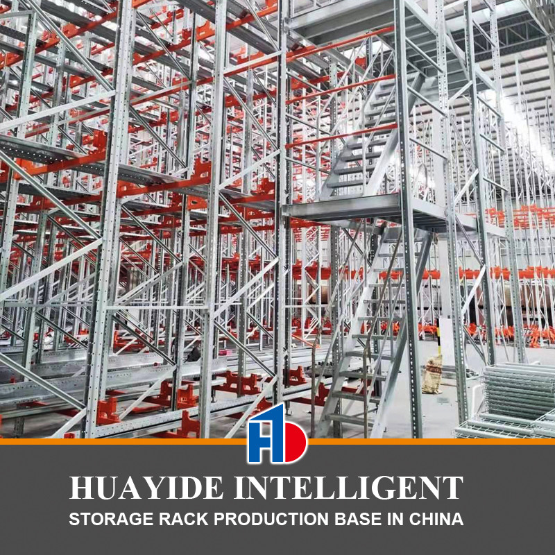 B04: Scaffalature per radio navetta a quattro vie ASRS Scaffalatura per pallet runner Scaffalature per radio navetta a quattro vie
