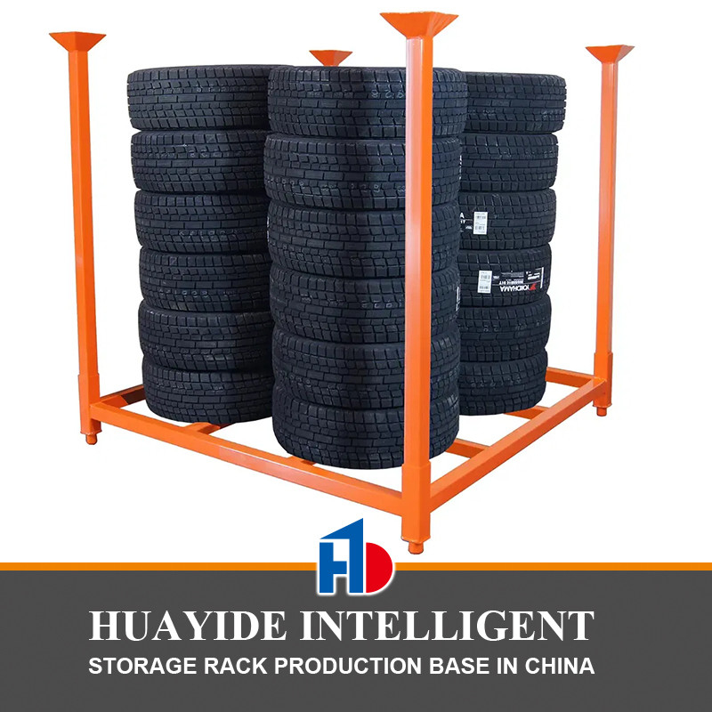 A58: Scaffalatore portabile per pneumatici pesanti scaffalatore per pneumatici di stoccaggio scaffalatore per pneumatici di pallet support personalizzato