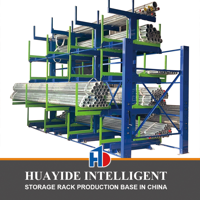 B52: Stoccaggio a lungo termine del materiale Rollo out Cantilever Rack Bar Stock & Pipe Rollo out Cantilever Rack